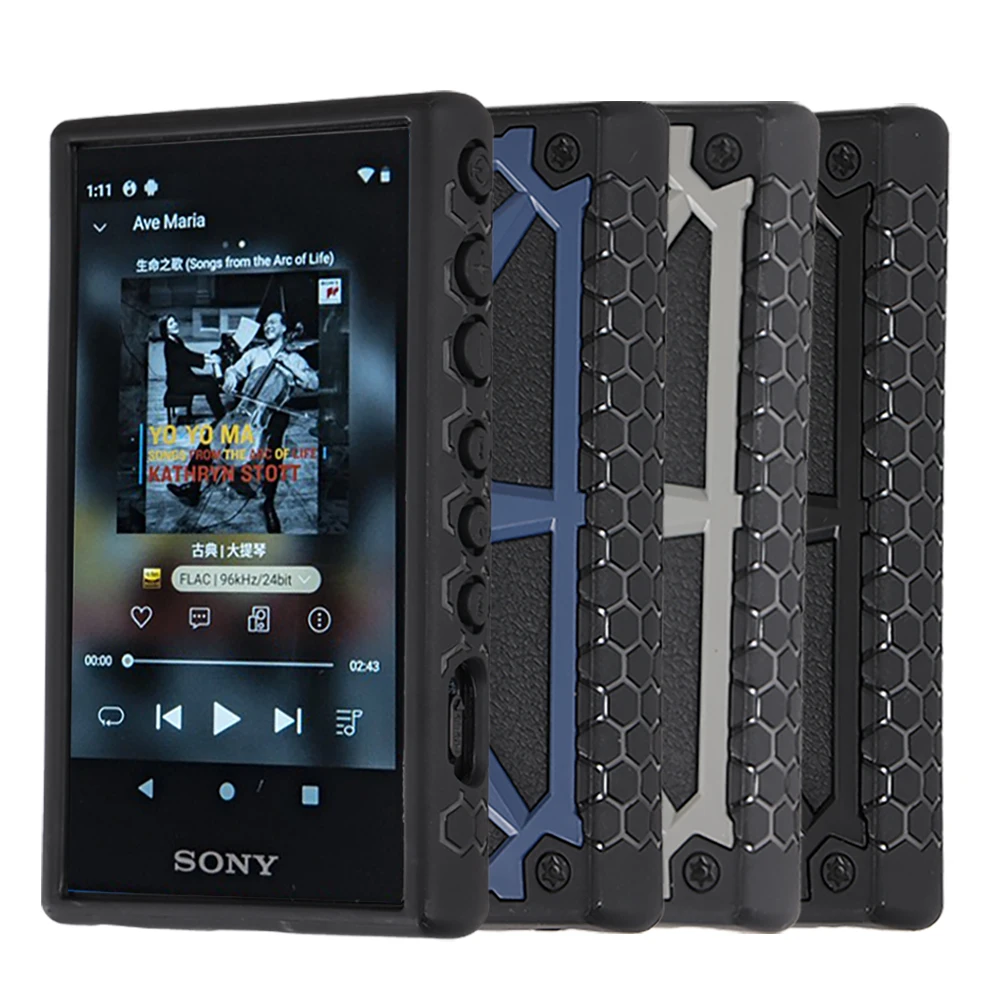 Anti drop Rugged Shockproof Armor Full Protective Shell Skin Case Cover for Sony Walkman NW-A306 NW-A307 NW-A300 Series