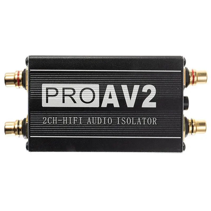 A96E-1 PCS Ground Loop Audio Isolator Audio Noise Filter RCA Noise Isolator Audio Signal Reducer