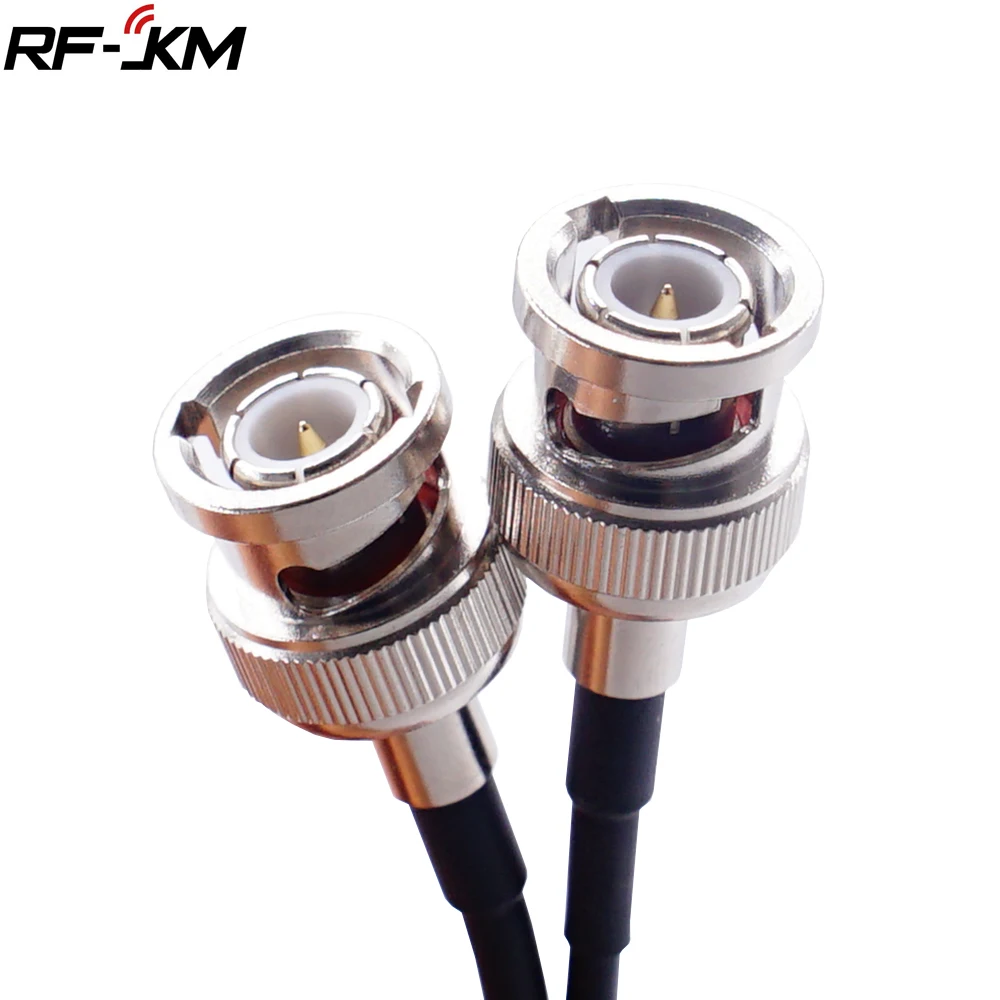 BNC Male To BNC Male Plug Connector Adapter Rf Pigtail Coaxial Rg174 Jumper Coax Extension sdi Cable