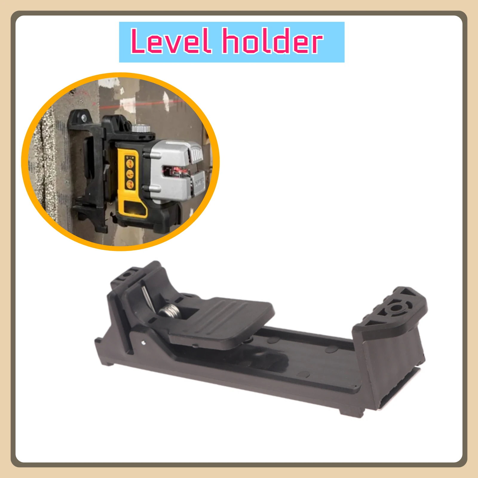 Laser Level Foldable Bracket Ceiling Hanging Wall Mount for Precise Alignment