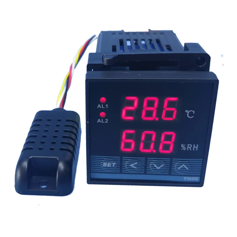 CH805 pantalla Digital inteligente, instrumento de Control de temperatura y humedad, incubación, máquina de cría de invernadero, almacén