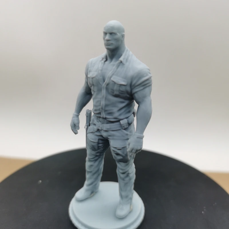 The Rock Diy Resin Figure 1/24 Scale 75mm Assemble Model Kit Unassembled Dioramas Unpainted Statuettes Toy