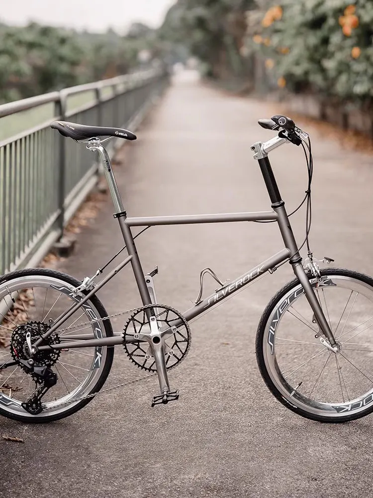 AliExpress SILVEROCK STEAM Bicycle Chrome Frame Carbon Fork  20in 451 406 for Adults Disc Caliper U Brake Urban Motorbike Frame 1 1/8