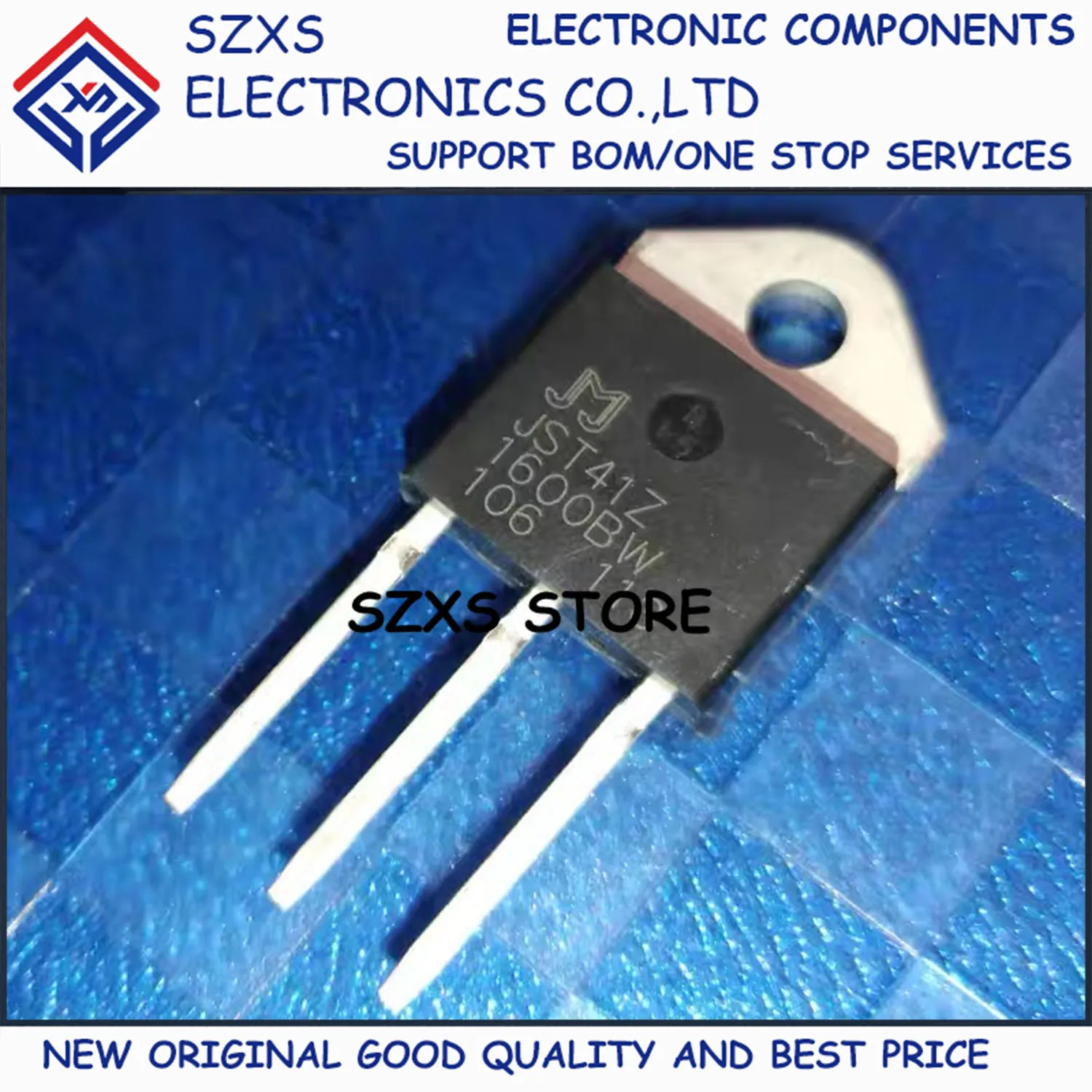 

New Original 10Pcs JST41Z-1600BW TO-3P 41A 1600V Triac In Stock Electronic Components Good Quality