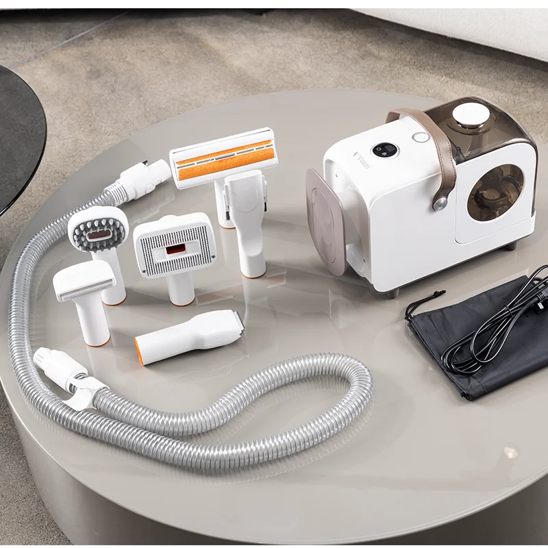 

OEM Electric Multi-functional Professional Vacuum Luxury Dog Grooming Kit Tools Pet Hair Dryer Cleaning Nails Cat Grooming Brush
