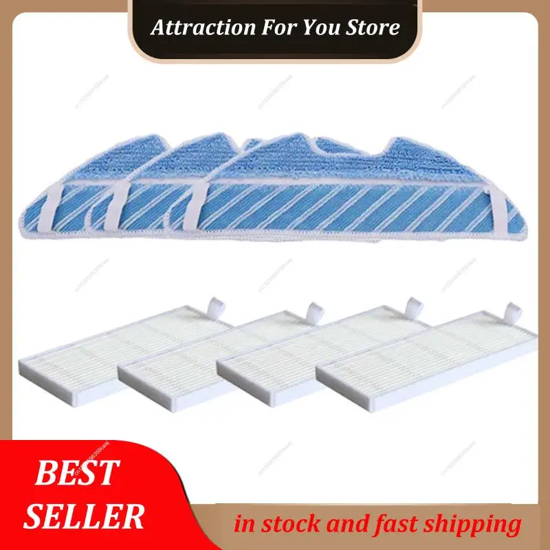 

Hot Selling Robot Vacuum Cleaner Accessories HEPA Filter Mop Cloth Rag For Cecotec Conga 1390 1290 1590