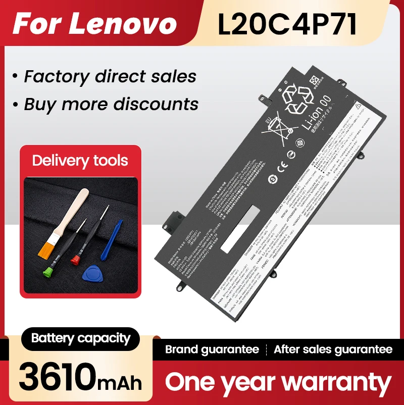 L20C4P71 L20M4P71 L20L4P71 Laptop Battery For Lenovo ThinkPad X1 Carbon Gen 9 10 X1 Yoga 6th 7th Gen 6 7 Series L20D4P71