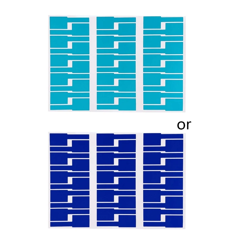 30Pcs Self-Adhesive Cable Label Waterproof Identification Tags for Office School