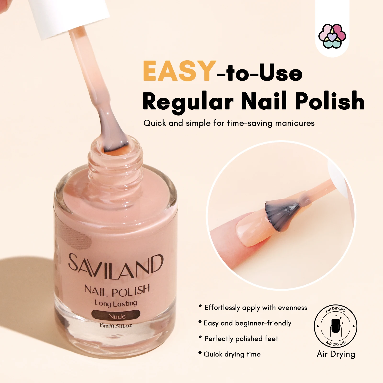 SAVILAND 4 w 1 Nude Acrylic Powder Set 30g Dipping Acrylic Powder 15ml Żel do paznokci i lakier do paznokci do domu Nail Art DIY Salon