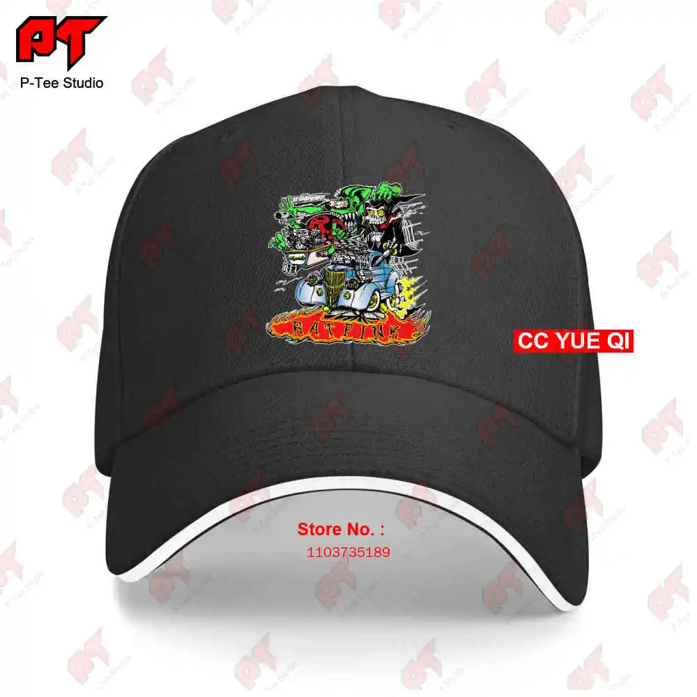 Rat Fink Hot Rod Death Coffin Ed Big Daddy Baseball Caps Truck Cap 9LAE