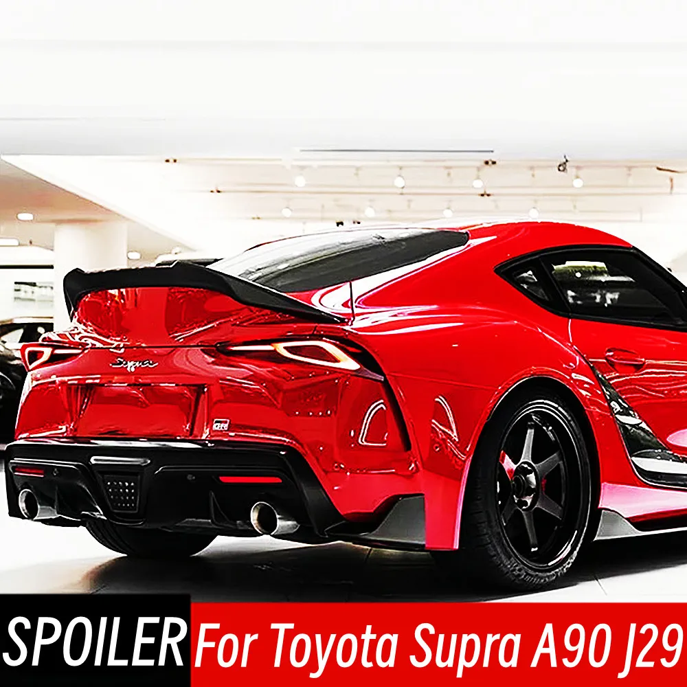 

For Toyota Supra J29 A90 2019-2023 Rear Trunk Lid Boot Ducktail Lip Spoiler Wings ABS Plastic Car Exterior Tuning Accessories