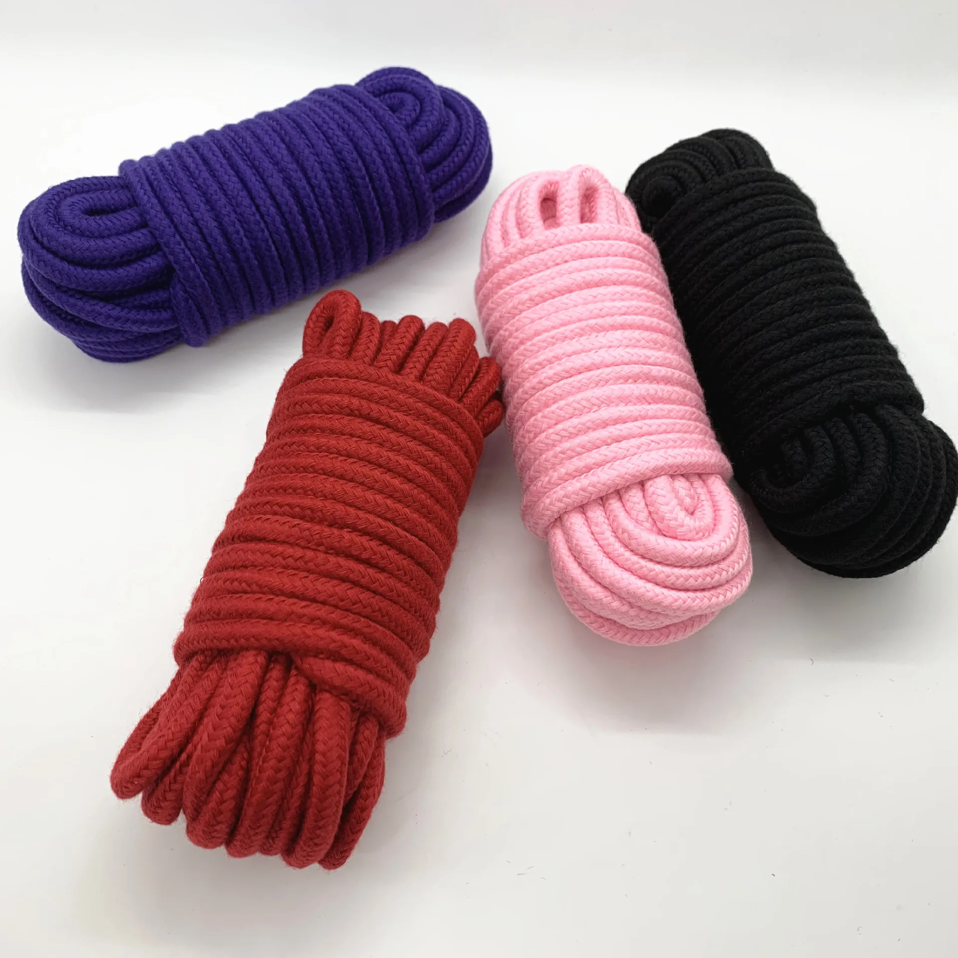 

Хлопковый экзотический аксессуар Shibari, наручники, веревка для связывания для мужчин и женщин, фетиш-раб, косплей, ограничители, завязка на ощупь, веселье