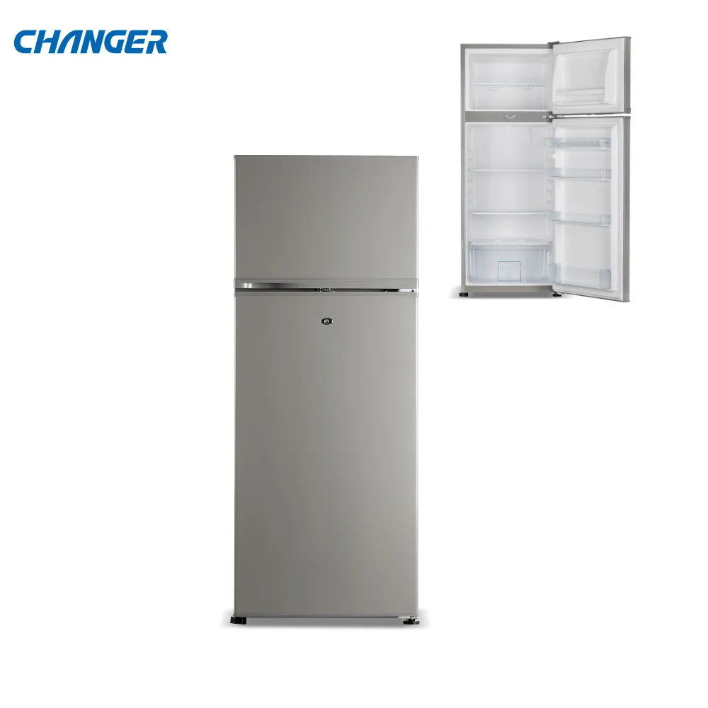 Home Use 125L Mini Fridge Double Door Upright Refrigerator Combined Freezer and Refrigerators