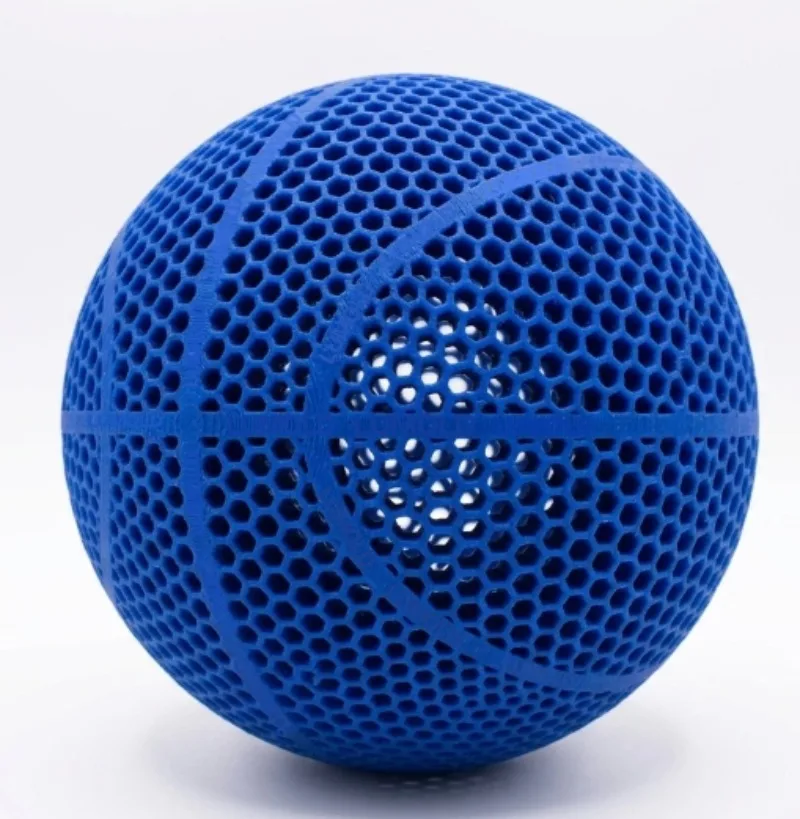 3D Printed Basketball High Elasticity  Non-expansion Hollow Indoor Outdoor Wear-resistant Dimensions 3 5 7 3D Printed Basketball