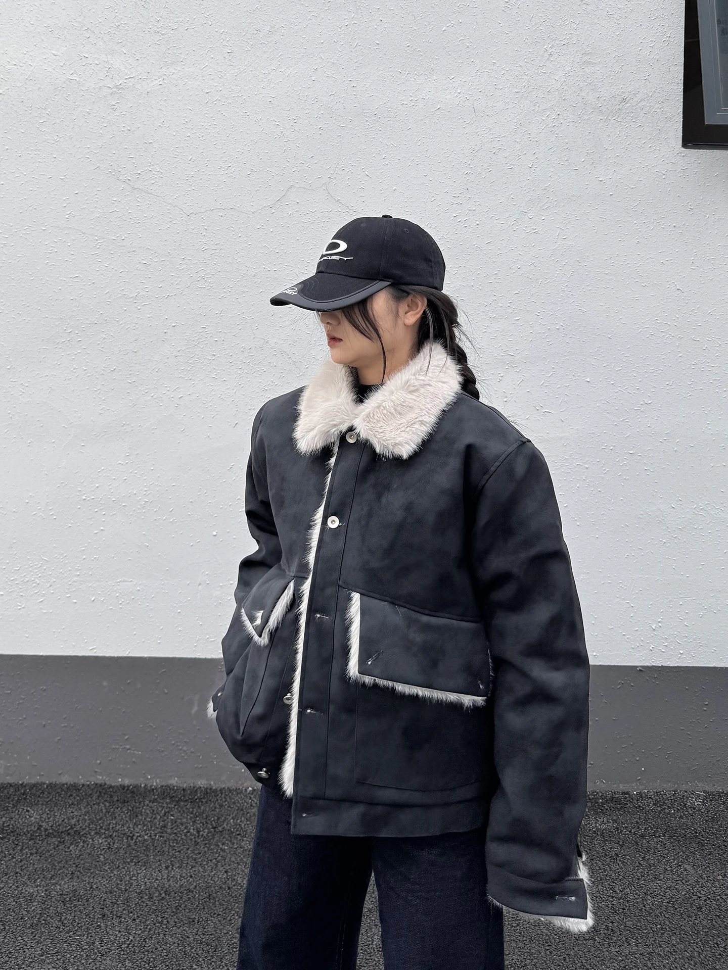 معطف Cemoliqiu الأمريكي القديم من جلد البولي يوريثان Jaet للرجال والنساء للشتاء الراقية معطف قطني رائع على شكل نسر جبلي