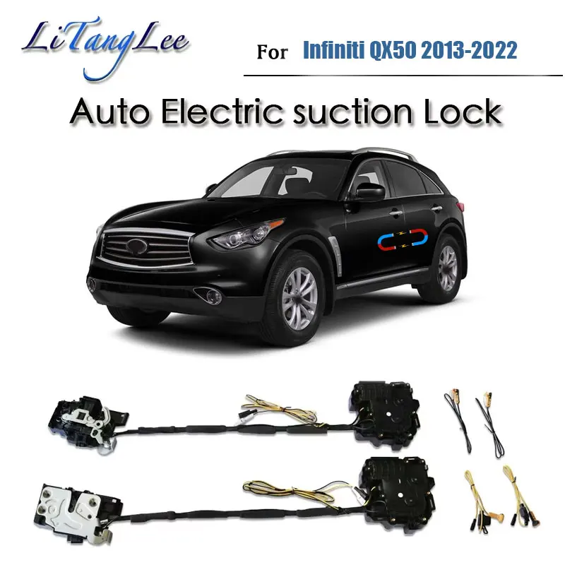 

For Infiniti QX50 J50 2013-2022 ​​Car Soft Close Door Latch Pass Lock Actuator Auto Electric Absorption Suction Silence Closer