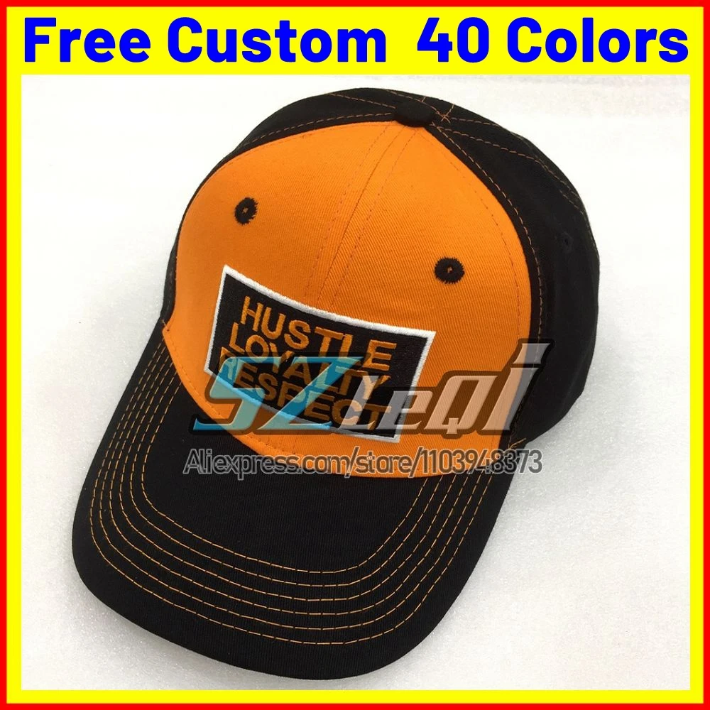 หมวกฮิปฮอปกลางแจ้งปรับได้, หมวกเบสบอลลำลองปักลายใช้ได้ทั้งชายและหญิง100สีหมวกกีฬามวยปล้ำแบบสั่งทำฟรีหมวกกันแดด
