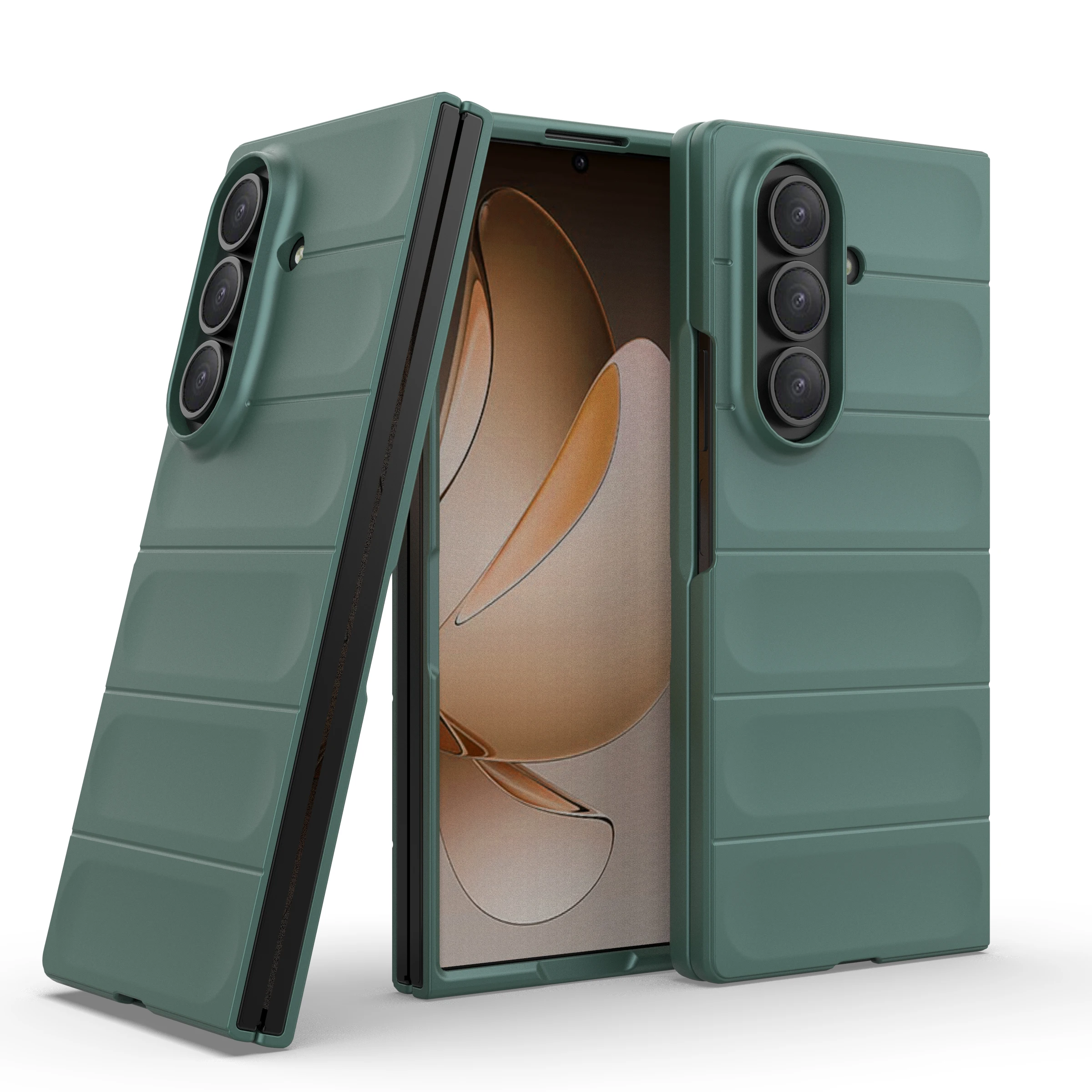 

Роскошный противоударный защитный чехол для телефона Samsung Galaxy Z Fold 7, 6, 5, 4, 3, невидимый дизайн подушки безопасности ﻿ Z Fold 7, 6, 5, 4, 3