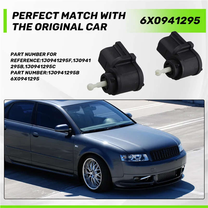 

QB-Car Headlight Level Adjustment Motor 1J0941295B 1J0941295F 1J0941295C For A2 A4 Q7 VW Lupo Polo Bora Golf Mk4