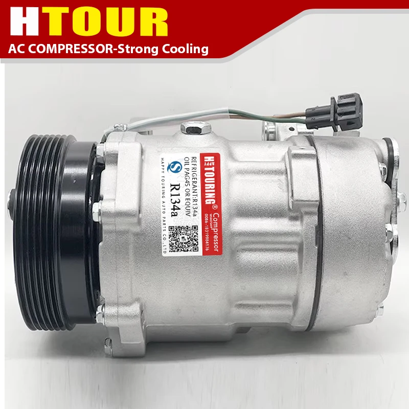 SD7V16 AC Compressor 2D0820805 7D0820805L 7D0820805J 7D0820805 701820805R 701820805Q for Volkswagen VW EuroVan 2001 2002 2003