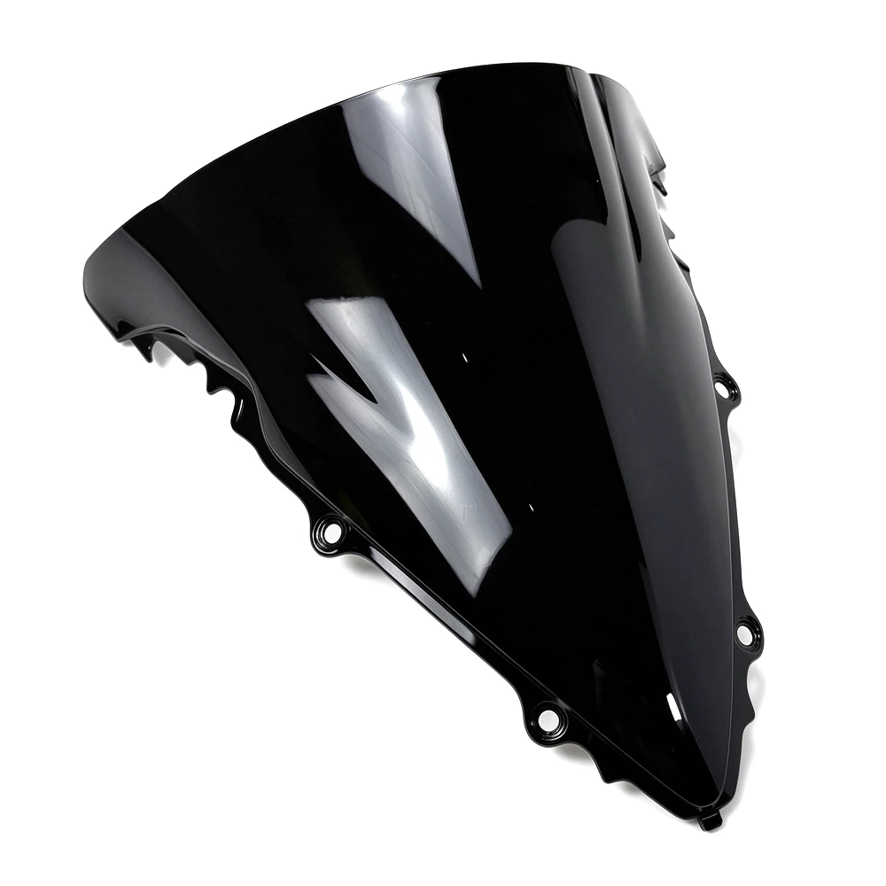 For Yamaha YZF 600 R6 2003 2004 2005 Black Motorcycle Windshield WindScreen Screen Double Bubble Fairing 03 04 05 YZF-R6