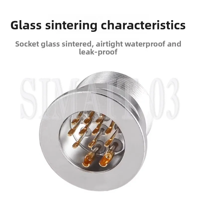 Hermetically Sealed Vacuum Connector Glass Sintered Aviation Plug Kf25 Series Kf40 Series