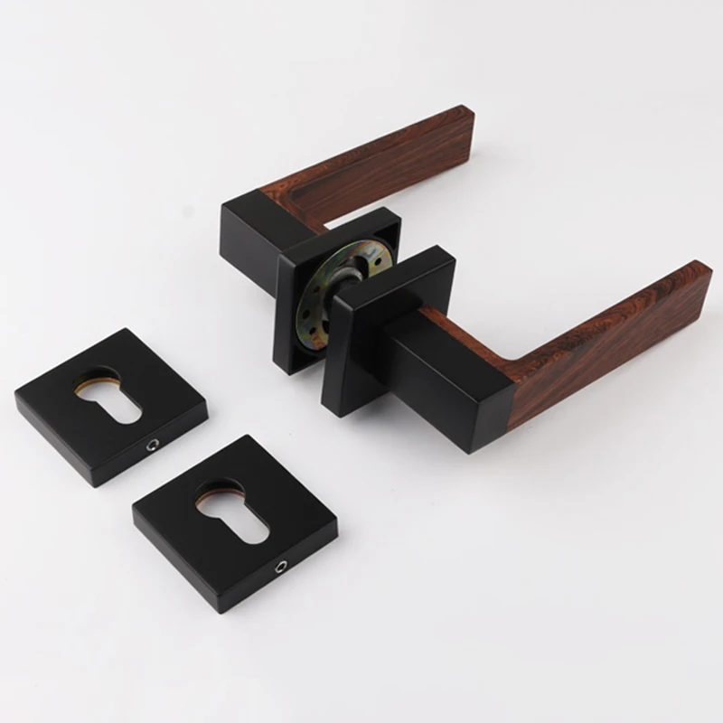 

Элегантный европейский бесшумный врезной дверной замок для межкомнатных деревянных дверей, для гостиной и спальни, с ключом/без ключа