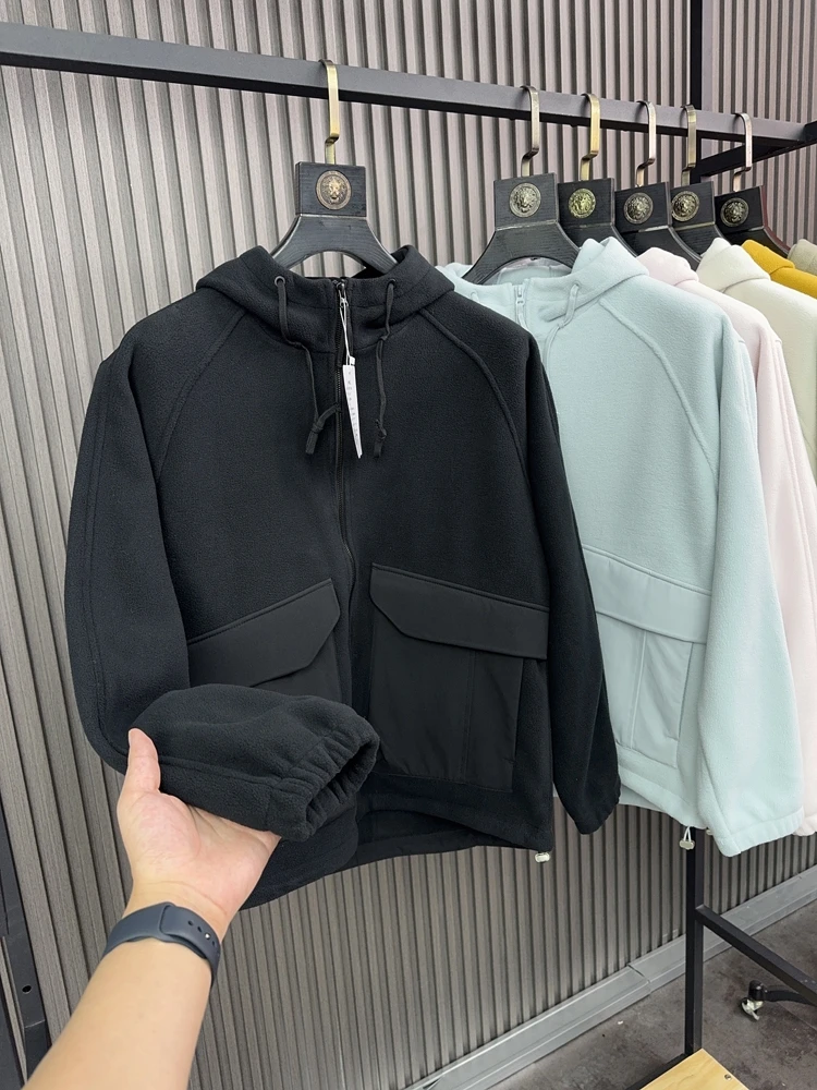 เสื้อโค้ทผู้ชายสองด้าน Svip Thien รุ่น Fce Jaet สำหรับฤดูใบไม้ร่วงและฤดูหนาว สไตล์ลำลองทันสมัย มีฮู้ด อุ่นสบาย เหมาะสำหรับใส่พักผ่อน