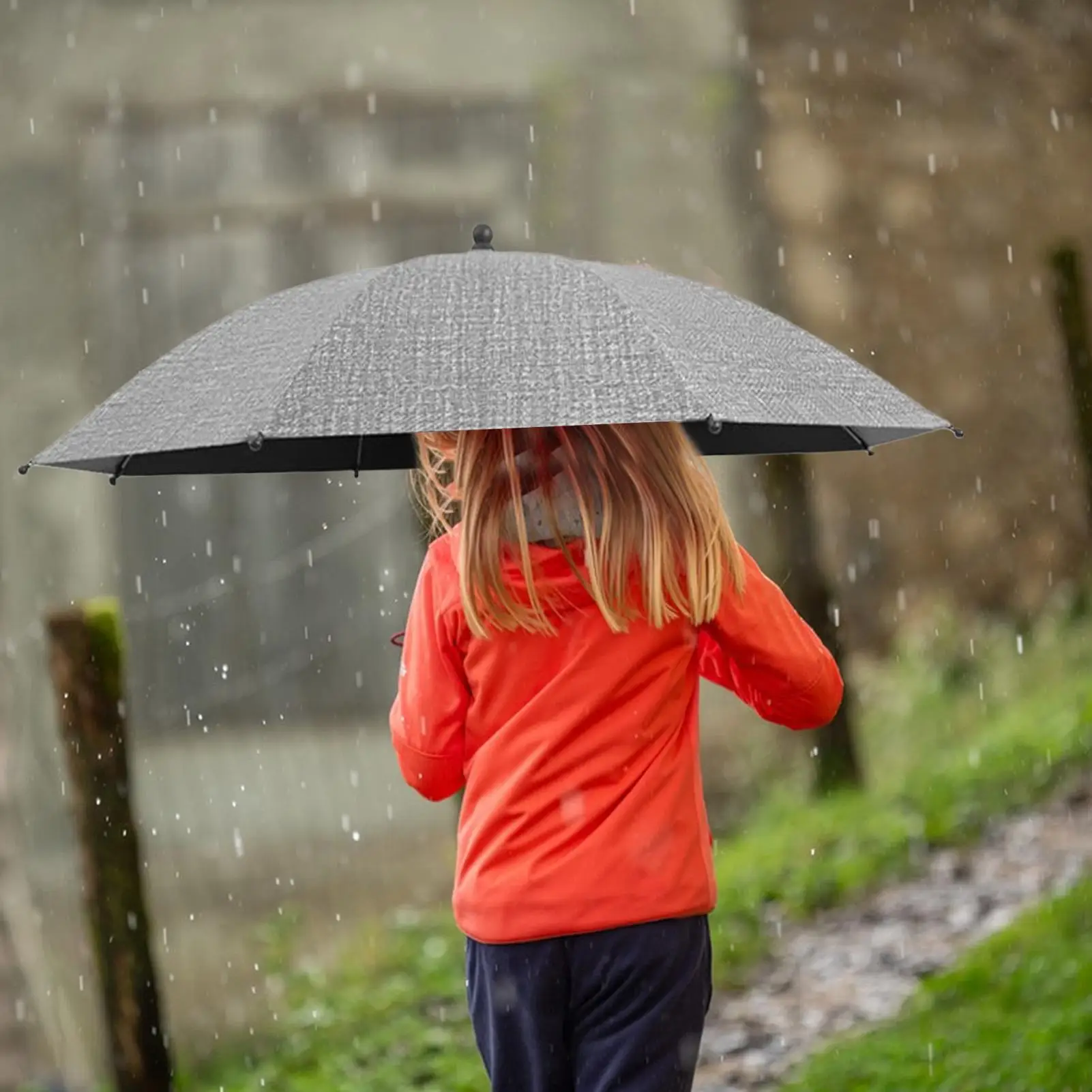 Stroller Umbrella Clip On Portable Pushchair Umbrella Waterproof Parasol For Baby Tricycle Stroller Walking Pushchair Rainproof