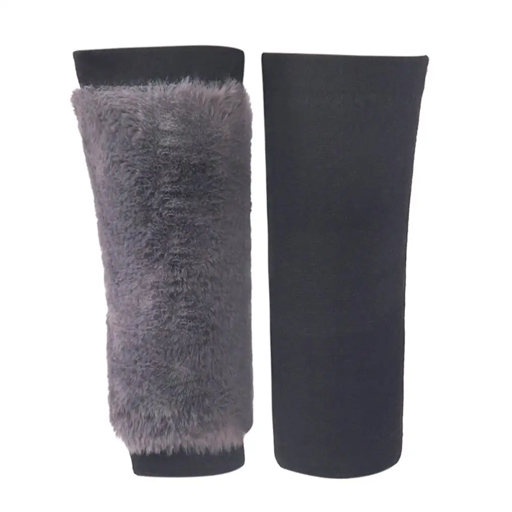 New 1 Pair Rabbit Fur Knee Pads for Women Winter Warm Men Old People Cold Leg Arthritis Kneepad Knee Support Run Knee Protector