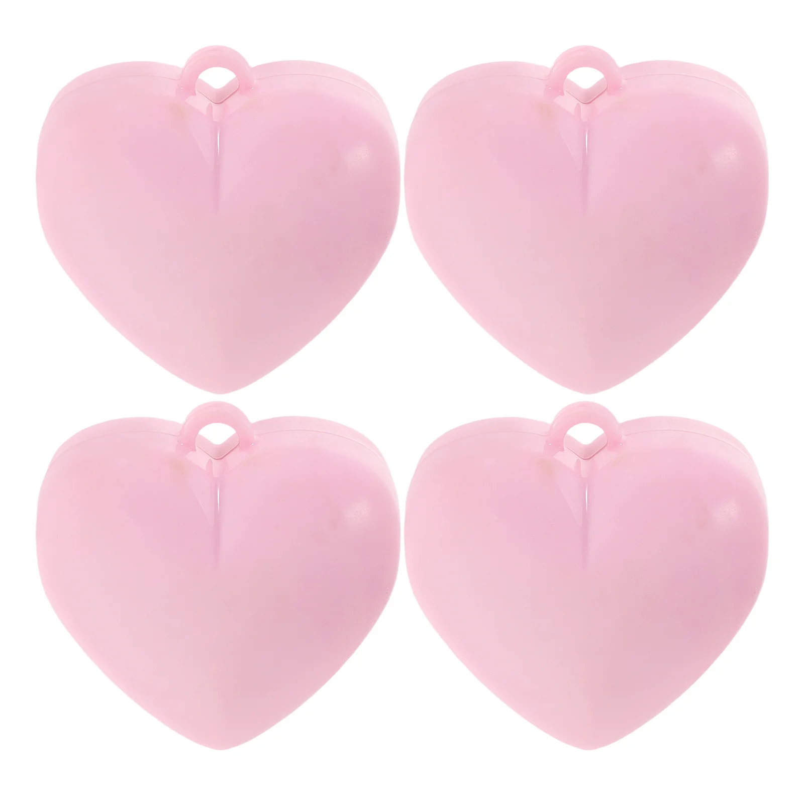 

4Pcs Heart Balloon Weights Golden Star Design Decorative Pendants for Party Table Centerpieces Heart Balloon Weight