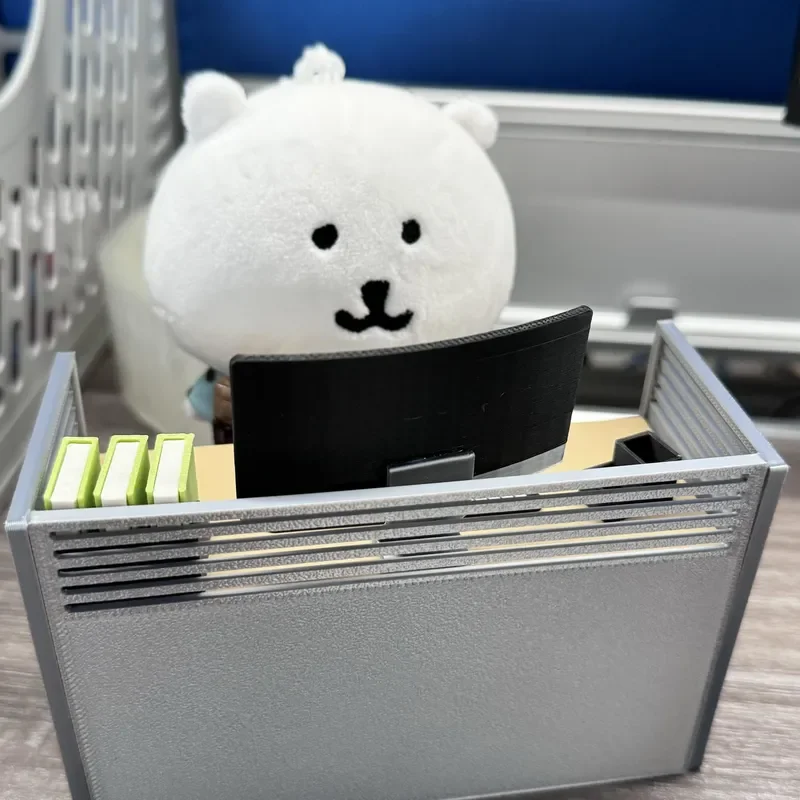 

Miniature Joke Bear Office Worker Display Piece Desktop Decoration Microscopic Scene Creation Toy Doll Accessory