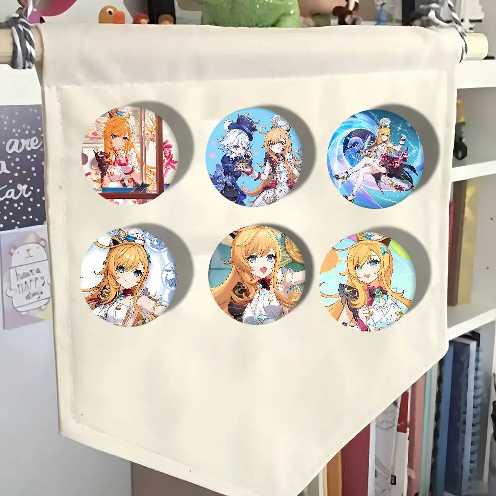 Game E-Escoffier Badges Creative Tinplate Soft Button Pins Animal Icon Brooch Lapel Backpack Badge Accessories Pin