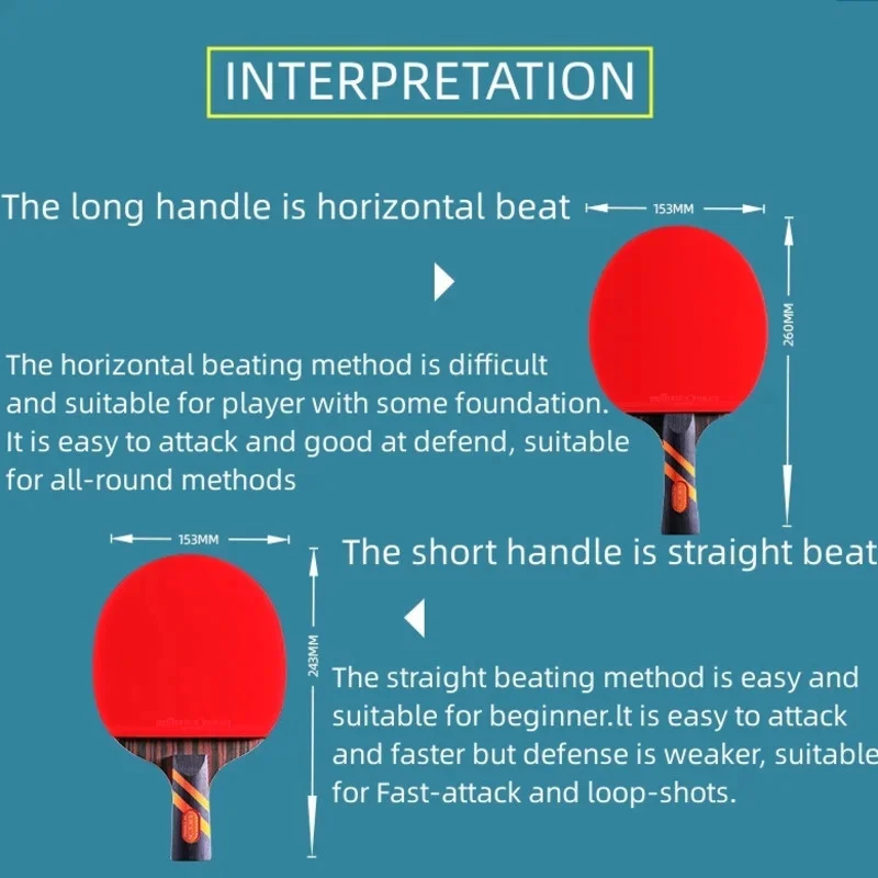 Paletas de Ping Pong profesionales de madera pura, hoja de tenis de mesa de 8 estrellas, 5, 2 hojas de carbono para Loop Drive, ataque rápido, 2 piezas