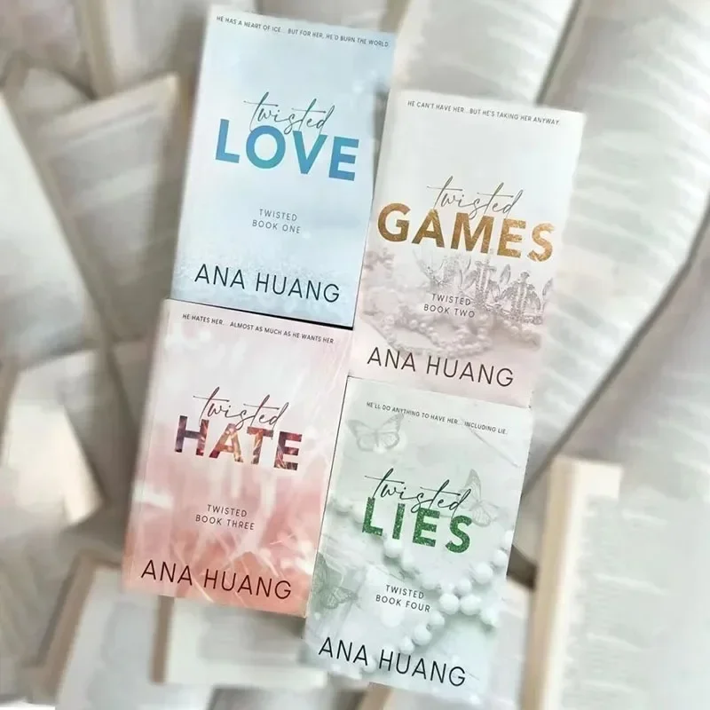 4 libri Twisted Love /Games / Hite /Lies Ana Huang English Book Novel