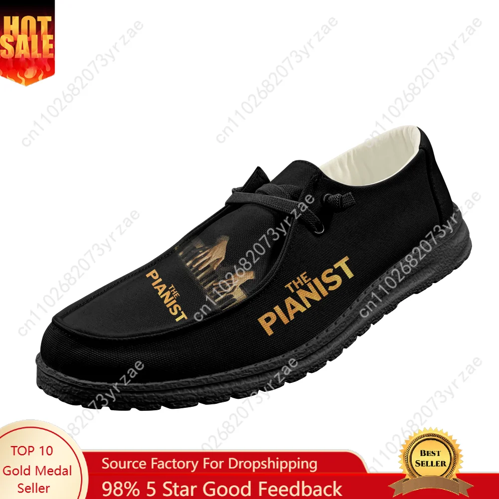 

The Pianist Casual Shoes Mens Womens Flat Footwear Indoor Outdoor Lightweight Shoes Fashion Popular Patterns Customized Shoes