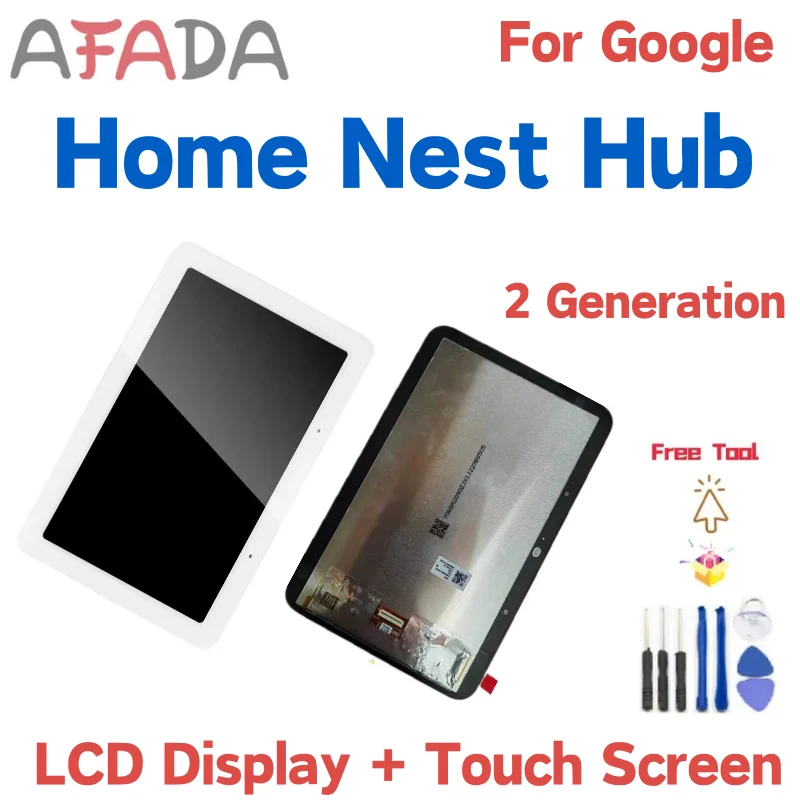 7 inch For Google Home Nest Hub 2 Generation LCD Display Touch Screen Digitizer Assembly For Google Home Nest Hub 2 Replacement