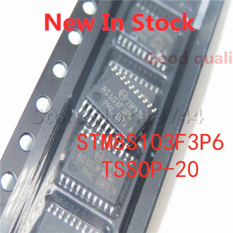 5PCS/LOT 100% Quality  STM8S103F3P6 STM8S103 8S103F3P6 SMD TSSOP-20 microcontroller 8-bit In Stock New Original