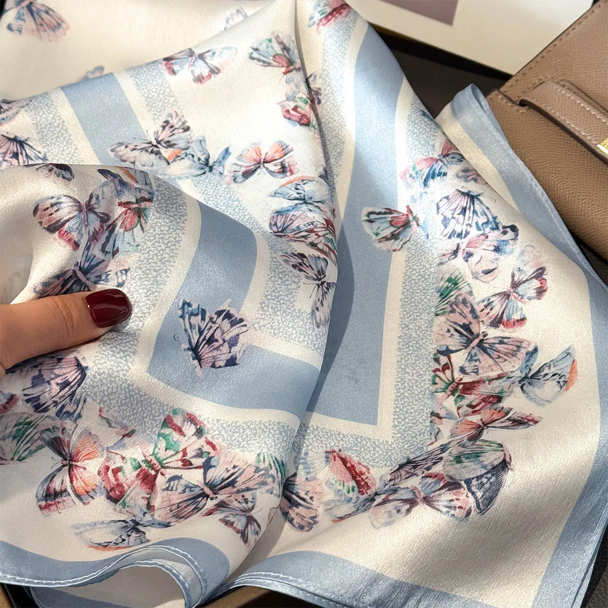 

100% натуральный шелковый шарф для женщин, женский платок, высококачественный квадратный шейный платок для дам, хиджаб, бандана, роскошные шарфы