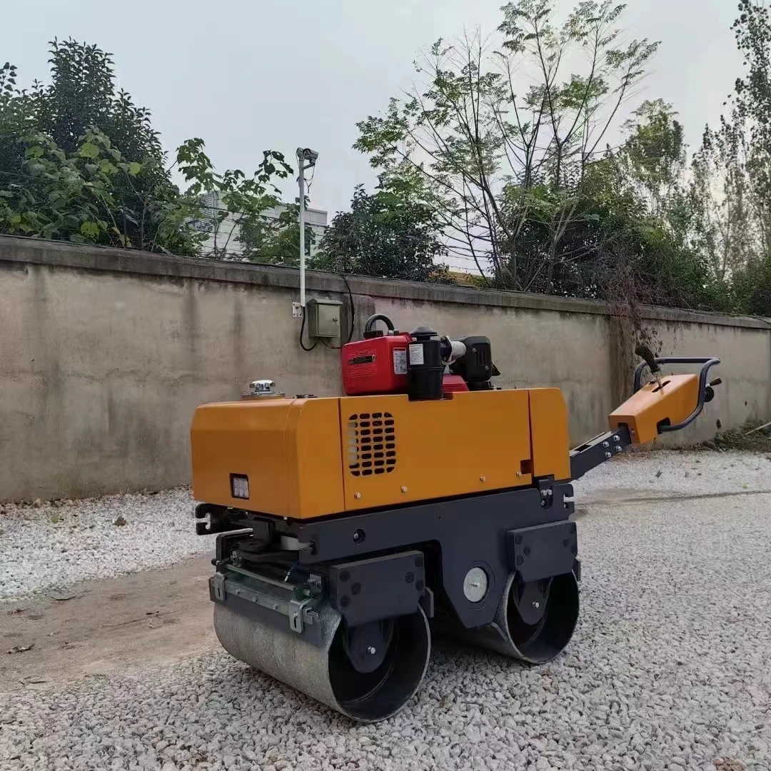 Compact 2 Ton Vibratory Road Roller New Design Double Drum Road Roller Compactor with Pump and Motor Road Machinery for Sale