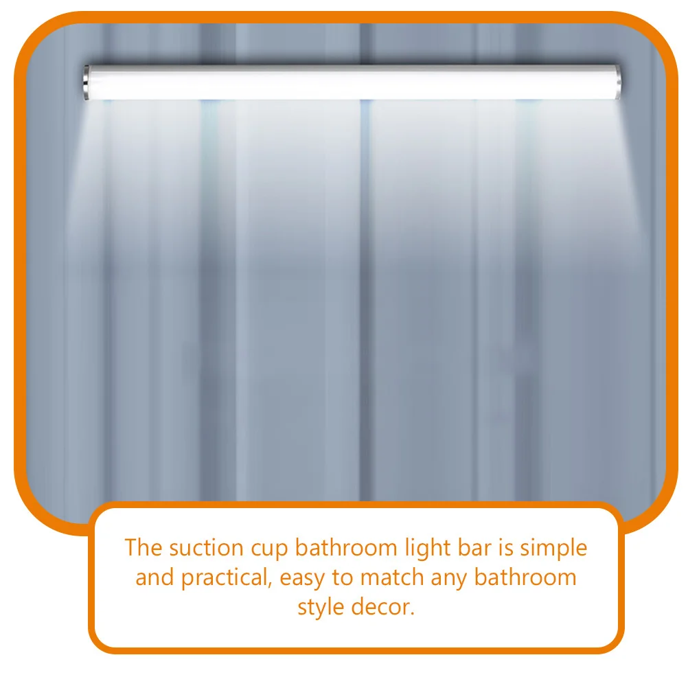 Lampa LED do lustra, ładowana przez USB, mocowana na przyssawkę, oświetlenie łazienkowe, nowoczesna lampa do toaletki, oprawa łazienkowa, lampki do toaletki.