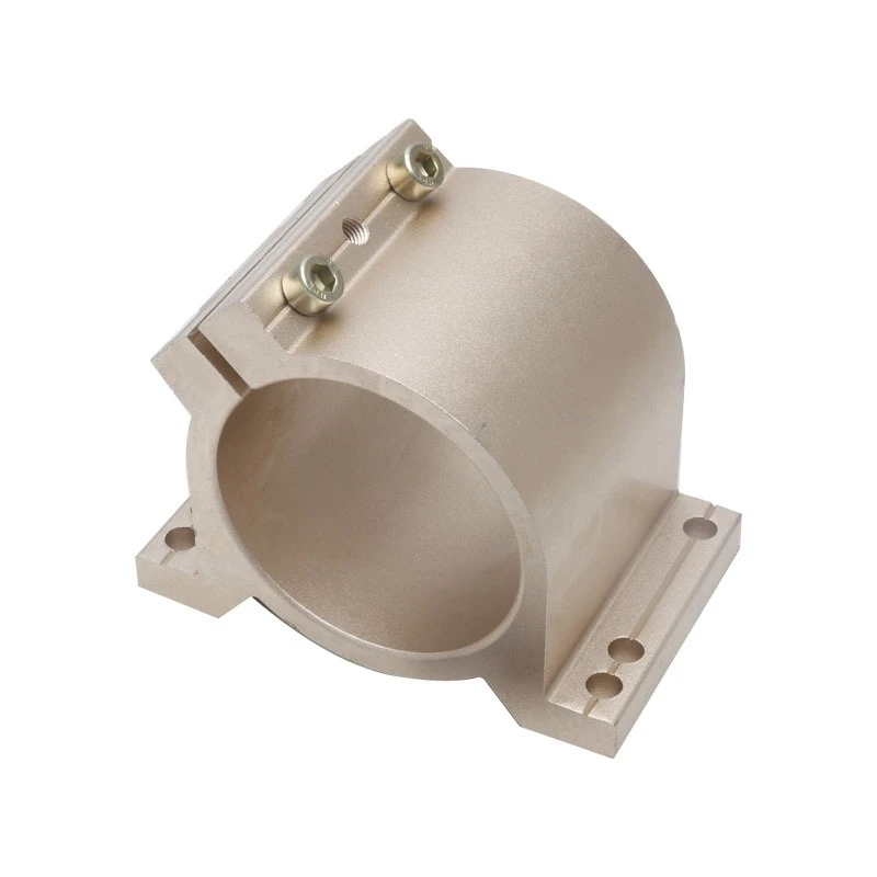 For motor fixture 80mm aluminum profile 65mm fixed seat 2.2kw water-cooled round spindle hoop high precision