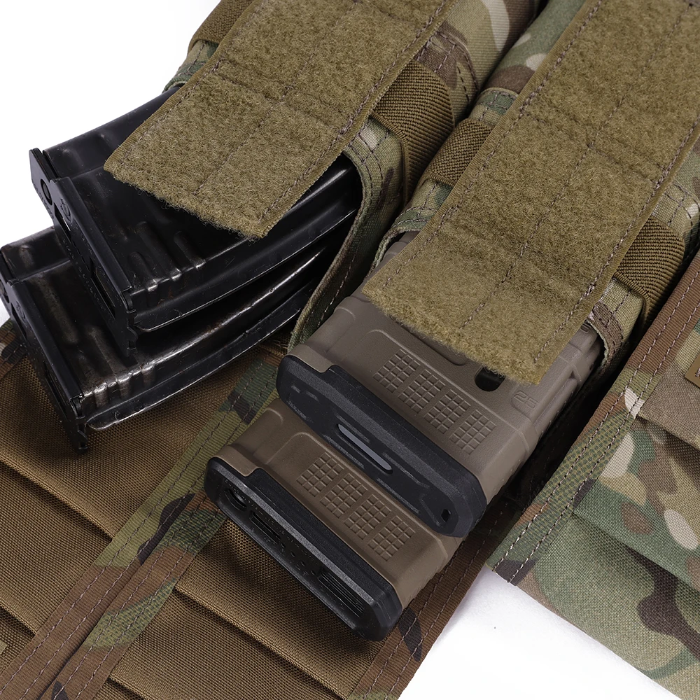 Emersongear 762 Triple Magazine Pouch 7.62 Mag Bag Panel Hunting Hiking Training Combat Sport Nylon