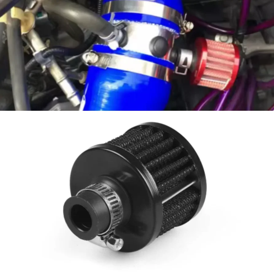 1 Stück 12mm Universal Hochleistungs-Luftfilter für Auto und Motorrad, Kaltlufteinlass, Kurbelgehäuseentlüftung, Racing-Performance-Filter – Detail 5