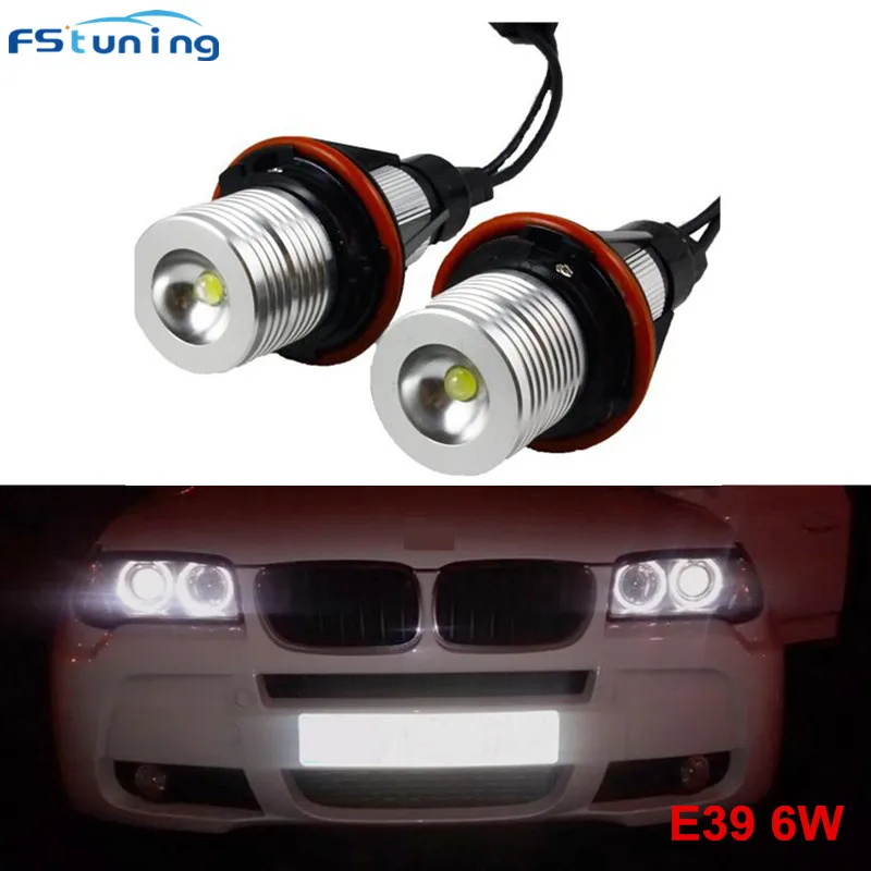 FSTUNING 12W BMW E39 LED Angel Eyes Marker HeadLight Bulbs for BMW E39 X5 E53 E60 E61 E63 E64 E65 E66 E87 BMW Angel Eyes Bulb