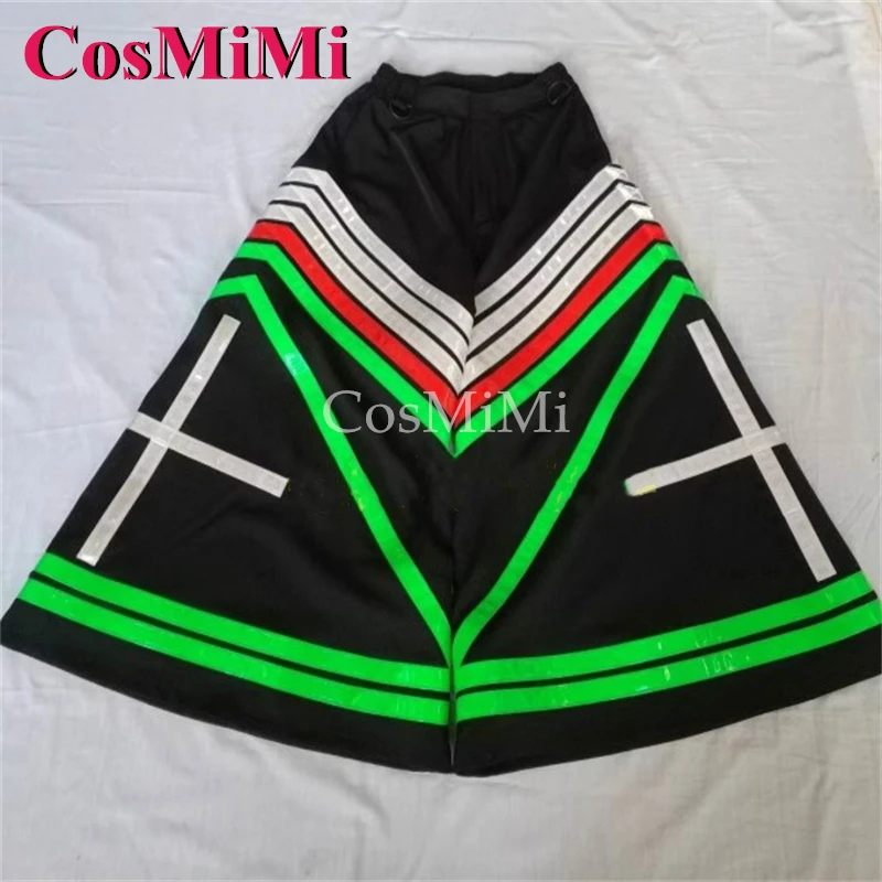 

CosMiMi New Cross Melbourne Shuffle Ghost Dance Pants Fashion Reaper Phat Pants Bell-bottoms Grim Reflective Trousers Unisex