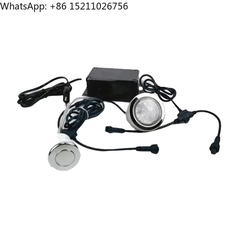 محول CS-300 RGB لحوض الاستحمام ونظام SPA مع زر ضغط CE مع نظام إضاءة LED