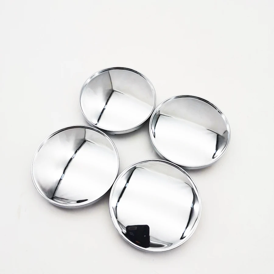 

4Pcs Set Universal Chrome Silver Car Wheel Center Hub Caps Covers