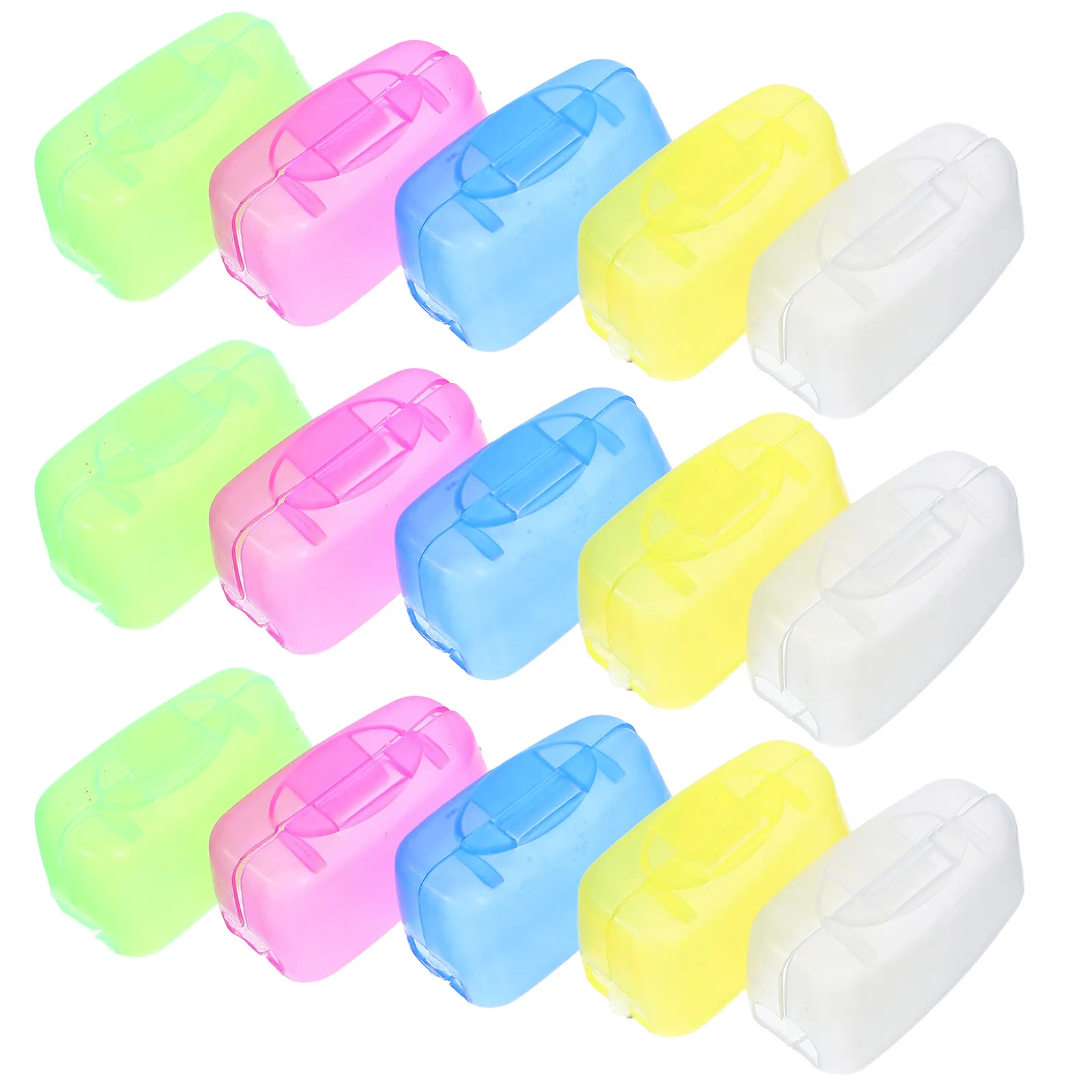 20Pcs Toothbrush Head Protector Cap Travel Toothbrush Cover Compact Lightweight Dustproof Brush Case for Electric Manual