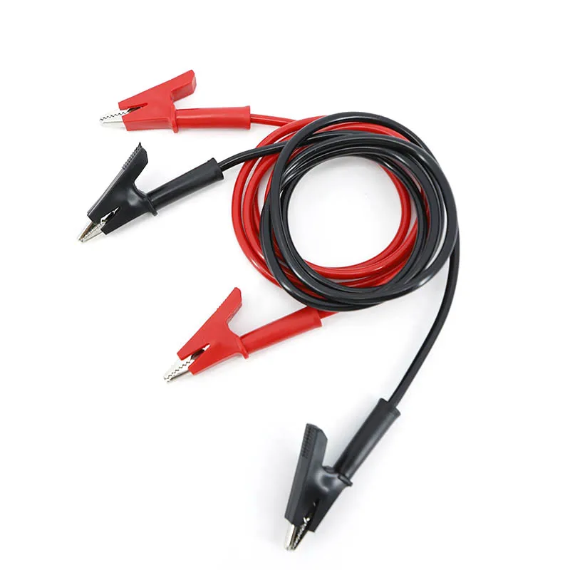50cm 100cm 1000V 15A Double-Ended Alligator Clip to Alligator Clips test Leads Wires cable for Electrical Testing Test